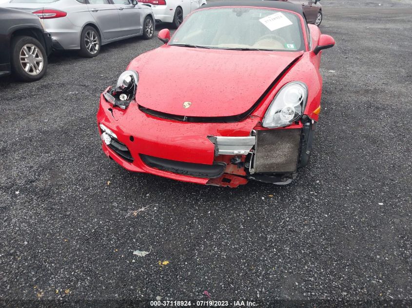 2015 PORSCHE BOXSTER - WP0CA2A83FS120625