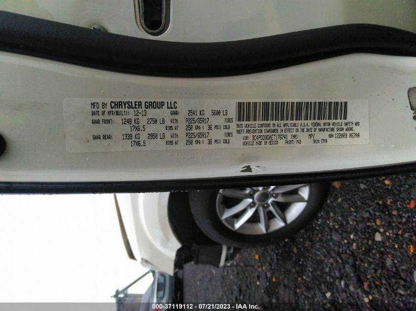 2014 DODGE JOURNEY SXT - 3C4PDDBG0ET176741