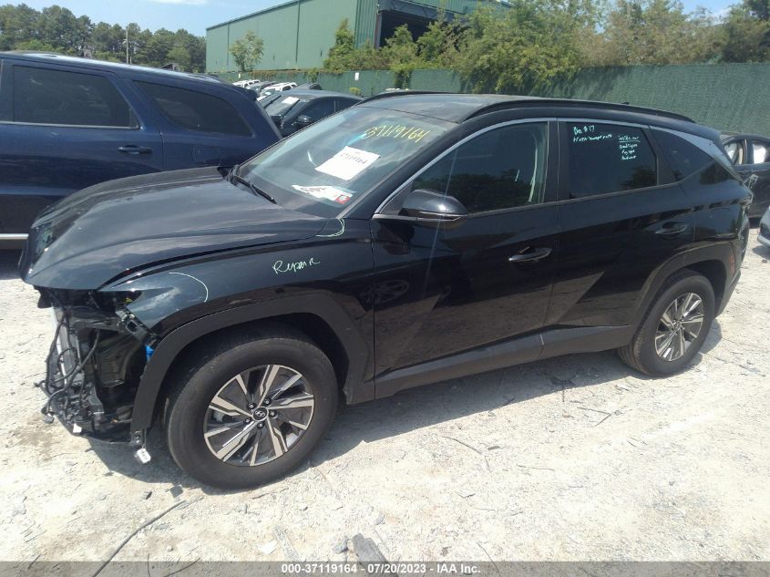 2022 HYUNDAI TUCSON HYBRID BLUE - KM8JBCA10NU063876