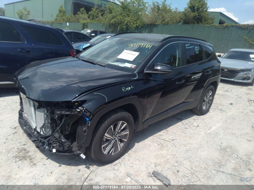 2022 HYUNDAI TUCSON HYBRID BLUE - KM8JBCA10NU063876