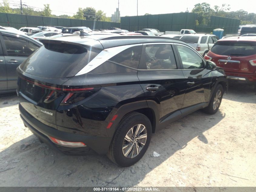 2022 HYUNDAI TUCSON HYBRID BLUE - KM8JBCA10NU063876