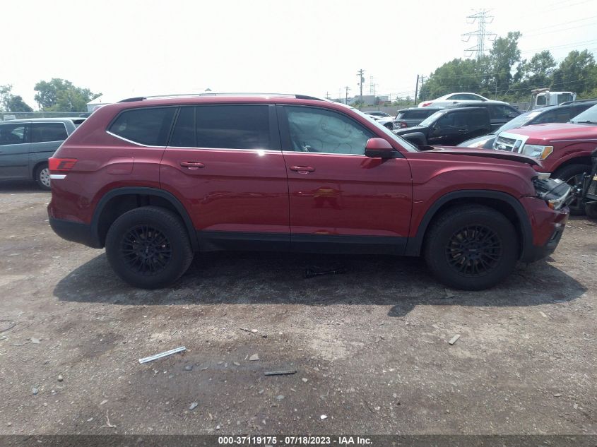 2019 VOLKSWAGEN ATLAS 3.6L V6 SE W/TECHNOLOGY - 1V2UR2CA3KC540868