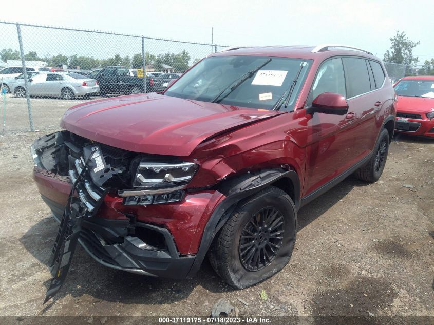 2019 VOLKSWAGEN ATLAS 3.6L V6 SE W/TECHNOLOGY - 1V2UR2CA3KC540868