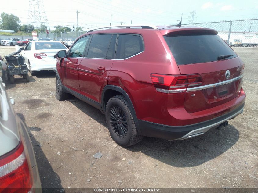 2019 VOLKSWAGEN ATLAS 3.6L V6 SE W/TECHNOLOGY - 1V2UR2CA3KC540868