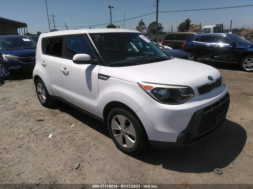 2016 KIA SOUL BASE - KNDJN2A24G7318335