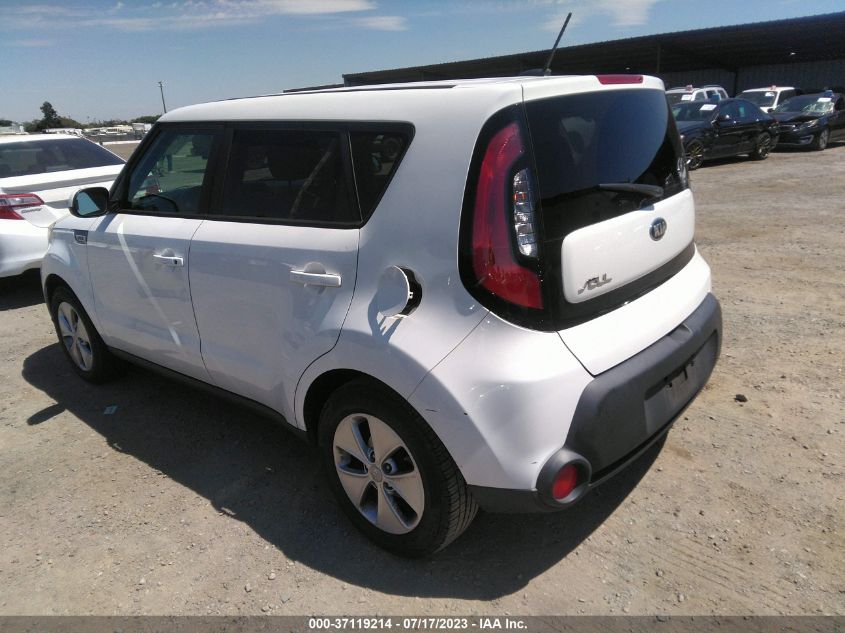2016 KIA SOUL BASE - KNDJN2A24G7318335