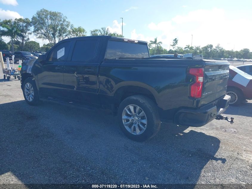 2021 CHEVROLET SILVERADO 1500 CUSTOM - 3GCPWBEK0MG289496