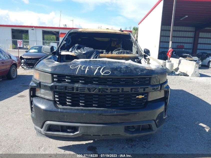 2021 CHEVROLET SILVERADO 1500 CUSTOM - 3GCPWBEK0MG289496