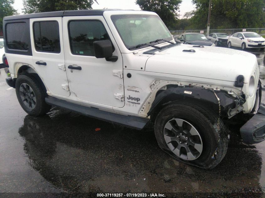 2018 JEEP WRANGLER UNLIMITED SAHARA - 1C4HJXEGXJW160433