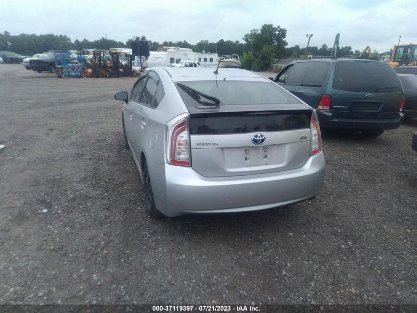 2013 TOYOTA PRIUS ONE/TWO/THREE/FOUR/FIVE - JTDKN3DU1D5682887