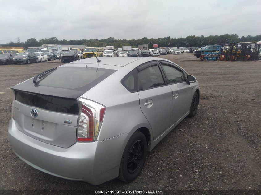 2013 TOYOTA PRIUS ONE/TWO/THREE/FOUR/FIVE - JTDKN3DU1D5682887