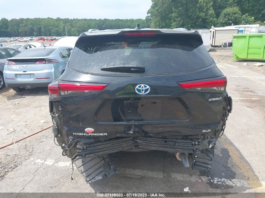 2020 TOYOTA HIGHLANDER HYBRID XLE - 5TDGBRCH9LS501047