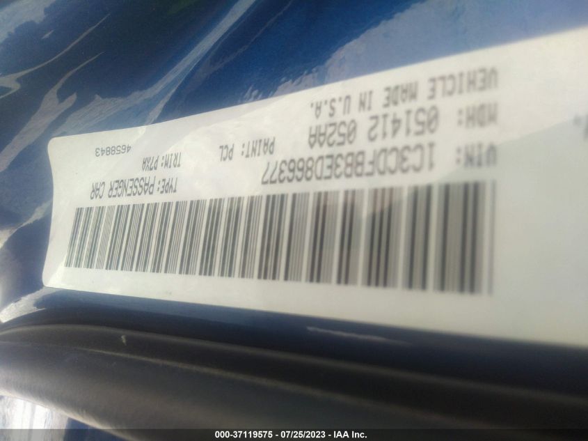 2014 DODGE DART SXT - 1C3CDFBB3ED866377