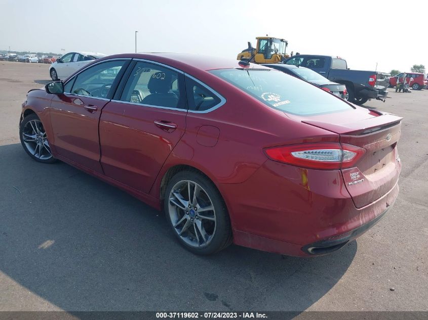 2013 FORD FUSION TITANIUM - 3FA6P0K92DR242186