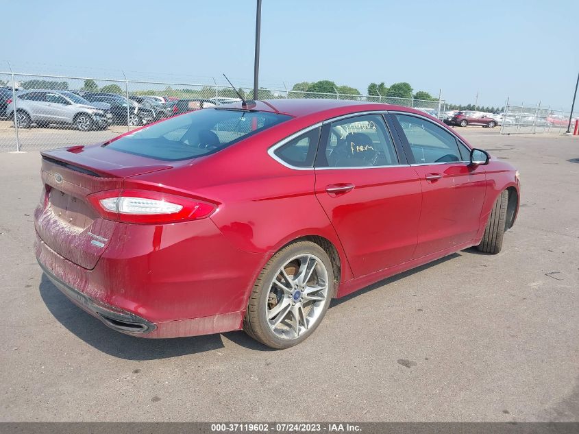 2013 FORD FUSION TITANIUM - 3FA6P0K92DR242186