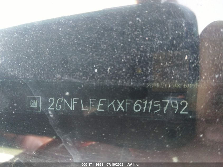 2015 CHEVROLET EQUINOX LT - 2GNFLFEKXF6115792