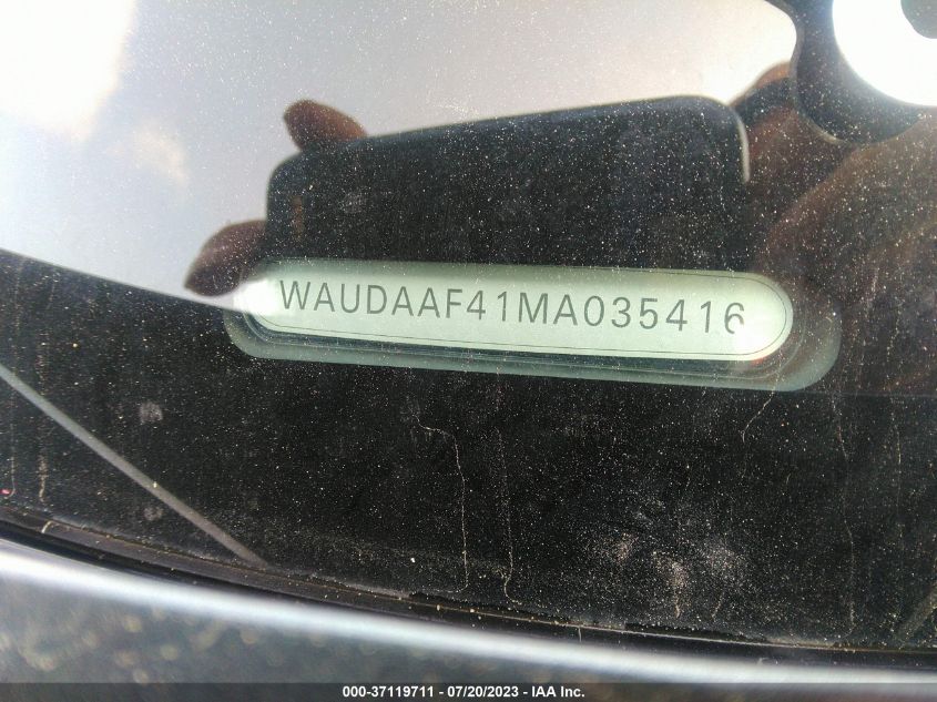 2021 AUDI A4 SEDAN S LINE PREMIUM - WAUDAAF41MA035461