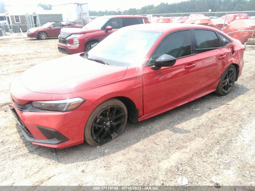 2022 HONDA CIVIC SEDAN SPORT - 2HGFE2F52NH561959