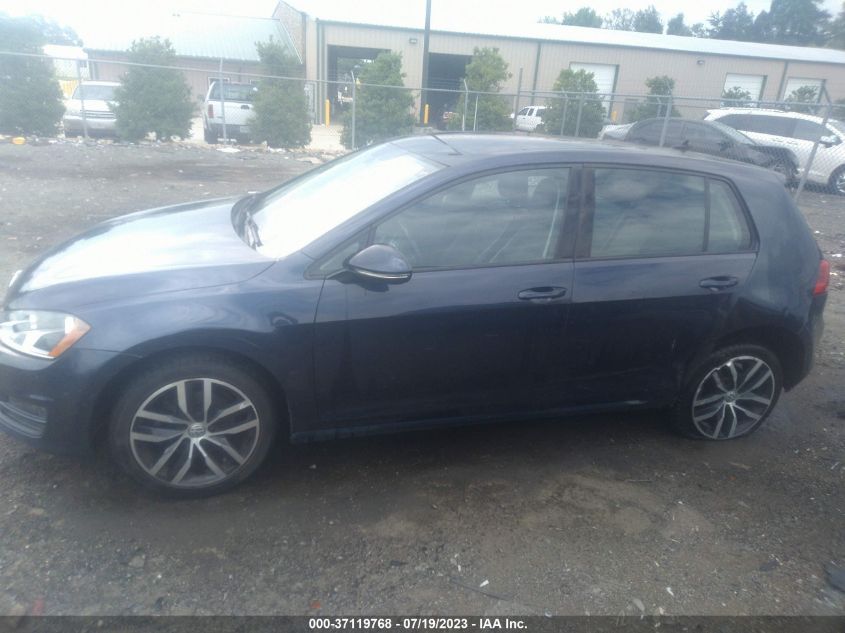 2016 VOLKSWAGEN GOLF TSI SE - 3VW217AU1GM031021