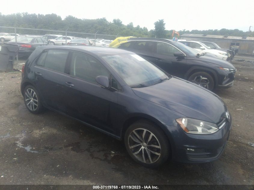 2016 VOLKSWAGEN GOLF TSI SE - 3VW217AU1GM031021