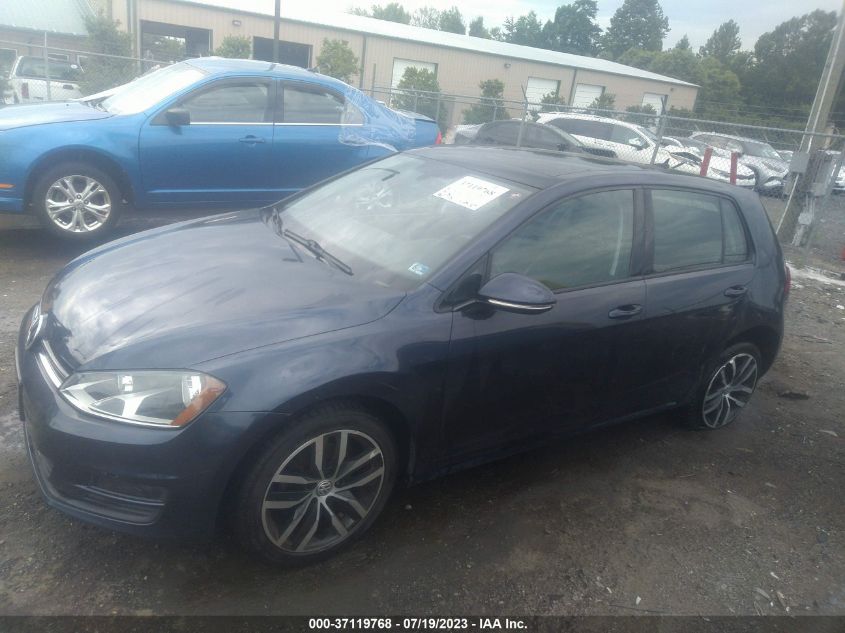 2016 VOLKSWAGEN GOLF TSI SE - 3VW217AU1GM031021