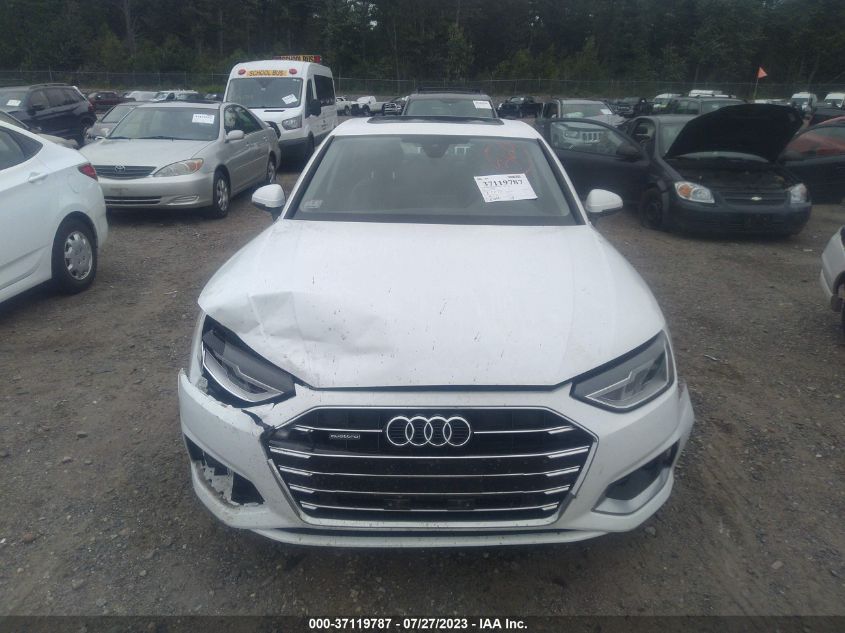 2021 AUDI A4 SEDAN PREMIUM - WAUABAF40MN010130