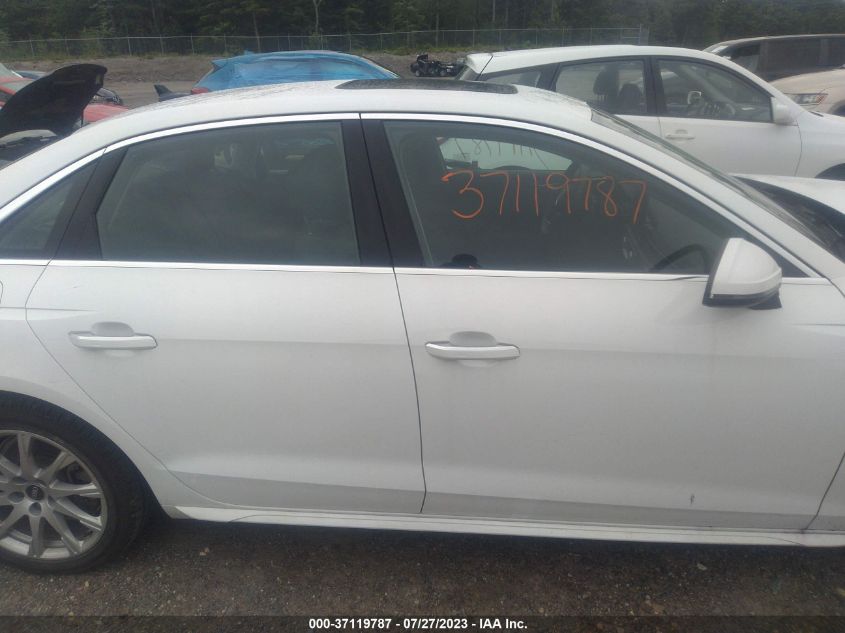2021 AUDI A4 SEDAN PREMIUM - WAUABAF40MN010130