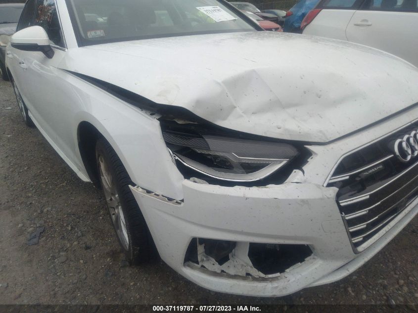 2021 AUDI A4 SEDAN PREMIUM - WAUABAF40MN010130