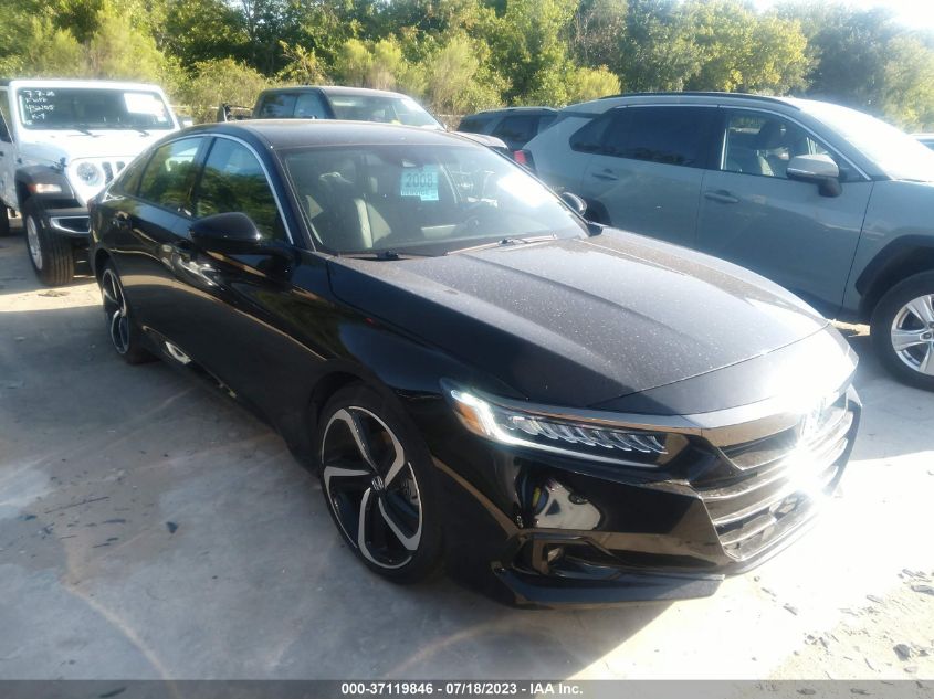 2022 HONDA ACCORD SEDAN SPORT - 1HGCV1F39NA065809