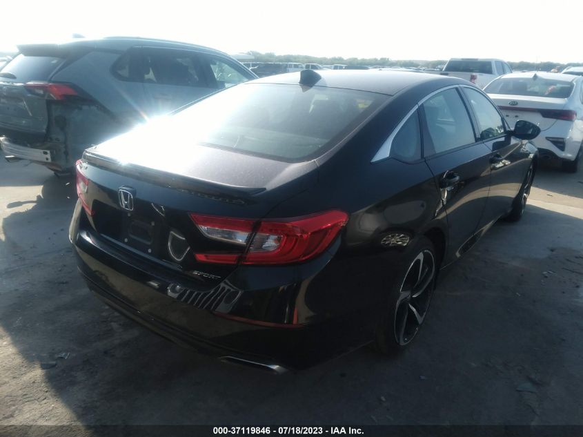 2022 HONDA ACCORD SEDAN SPORT - 1HGCV1F39NA065809
