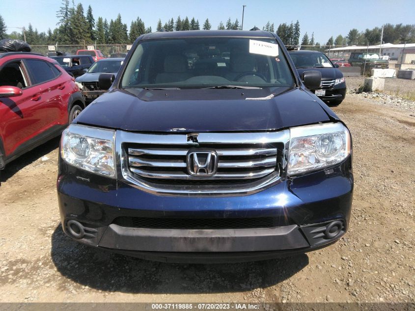 2014 HONDA PILOT LX - 5FNYF4H22EB001996