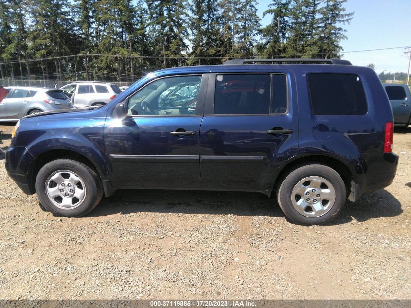 2014 HONDA PILOT LX - 5FNYF4H22EB001996