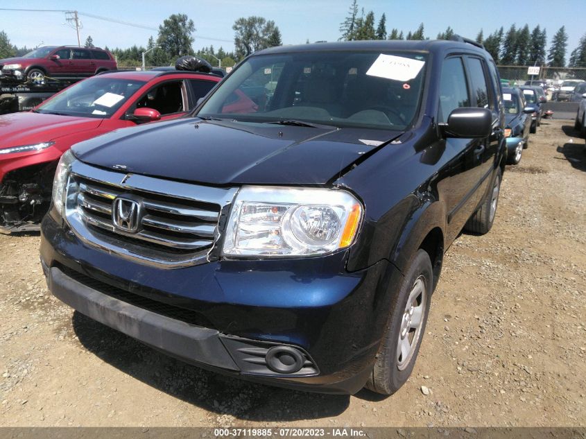 2014 HONDA PILOT LX - 5FNYF4H22EB001996