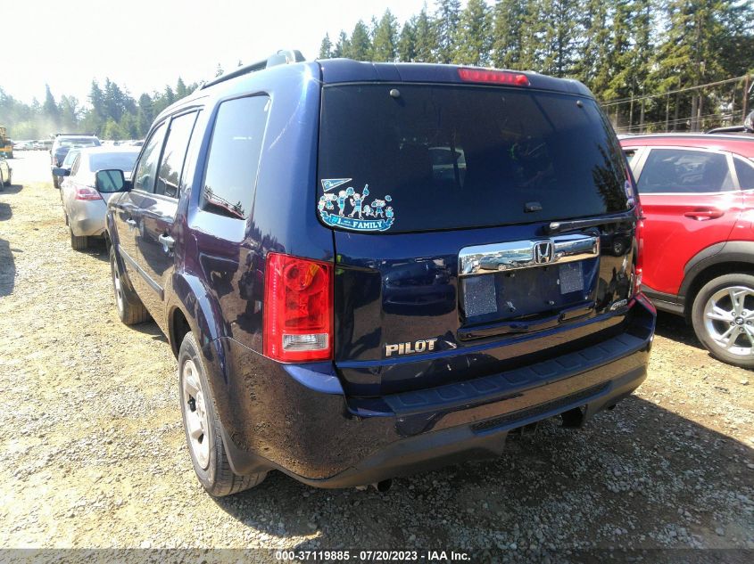 2014 HONDA PILOT LX - 5FNYF4H22EB001996