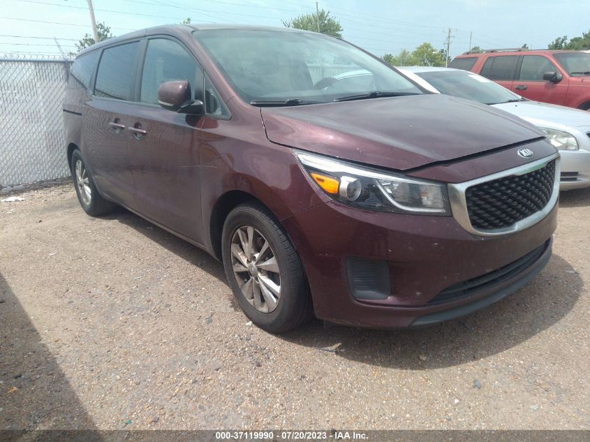 2017 KIA SEDONA LX - KNDMB5C1XH6229100