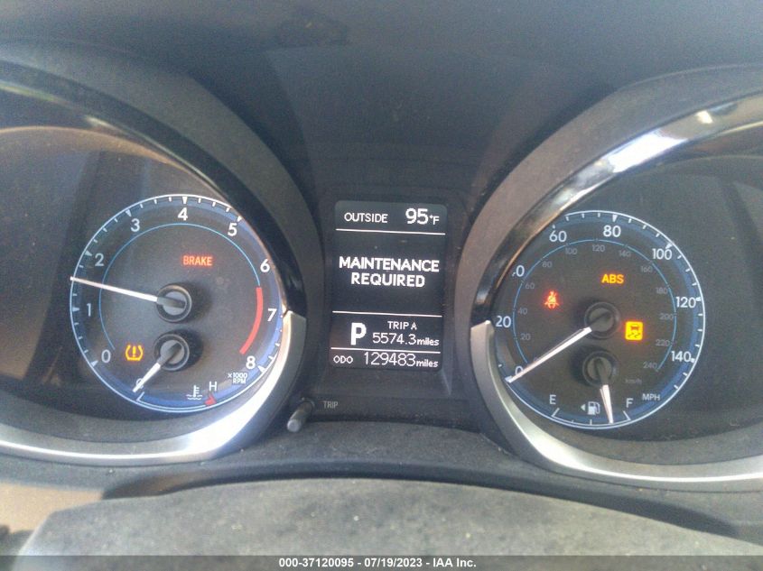 2014 TOYOTA COROLLA L/LE/S/S PLUS/LE PLUS - 2T1BURHEXEC082110