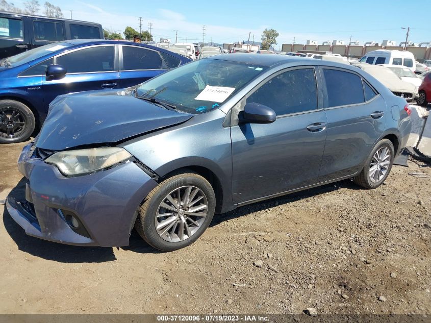 2014 TOYOTA COROLLA L/LE/LE PLS/PRM/S/S PLS - 5YFBURHEXEP040455