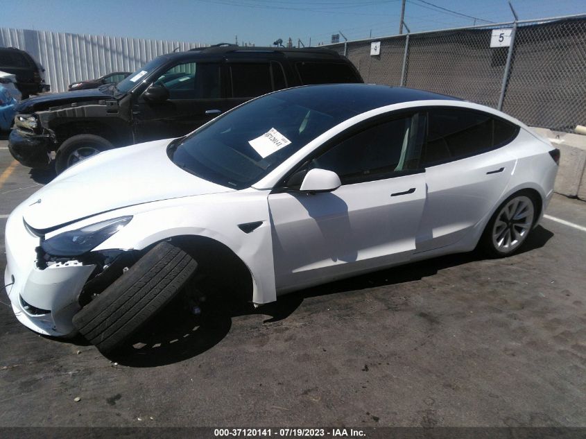 2021 TESLA MODEL 3 STANDARD RANGE PLUS - 5YJ3E1EA2MF917096