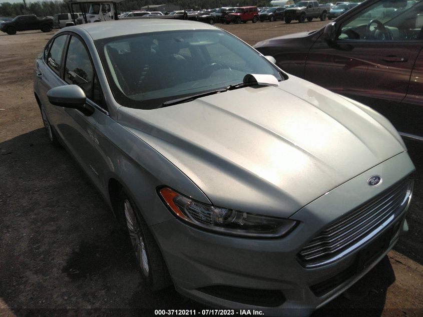 2014 FORD FUSION S HYBRID - 3FA6P0UU8ER369088