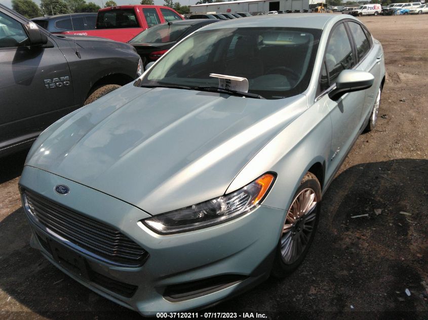 2014 FORD FUSION S HYBRID - 3FA6P0UU8ER369088