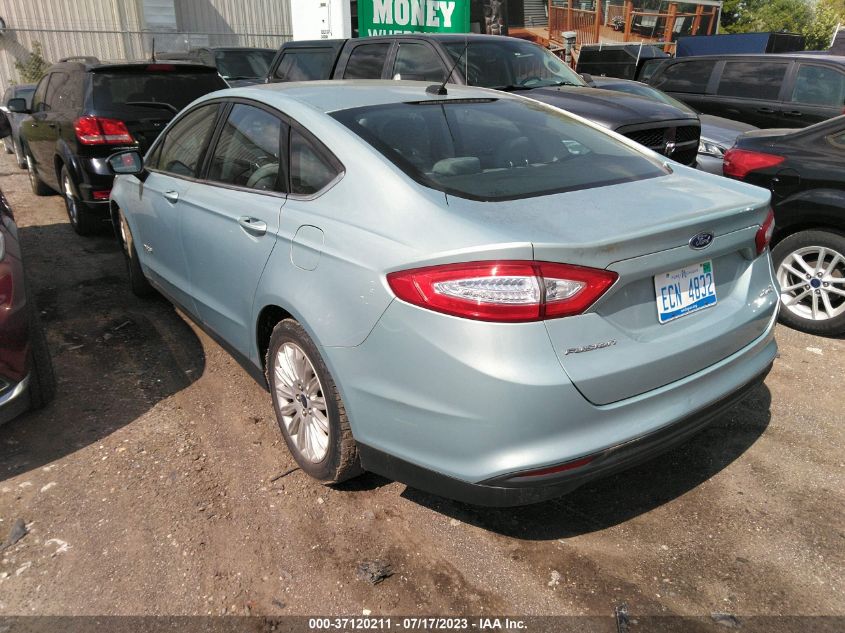 2014 FORD FUSION S HYBRID - 3FA6P0UU8ER369088