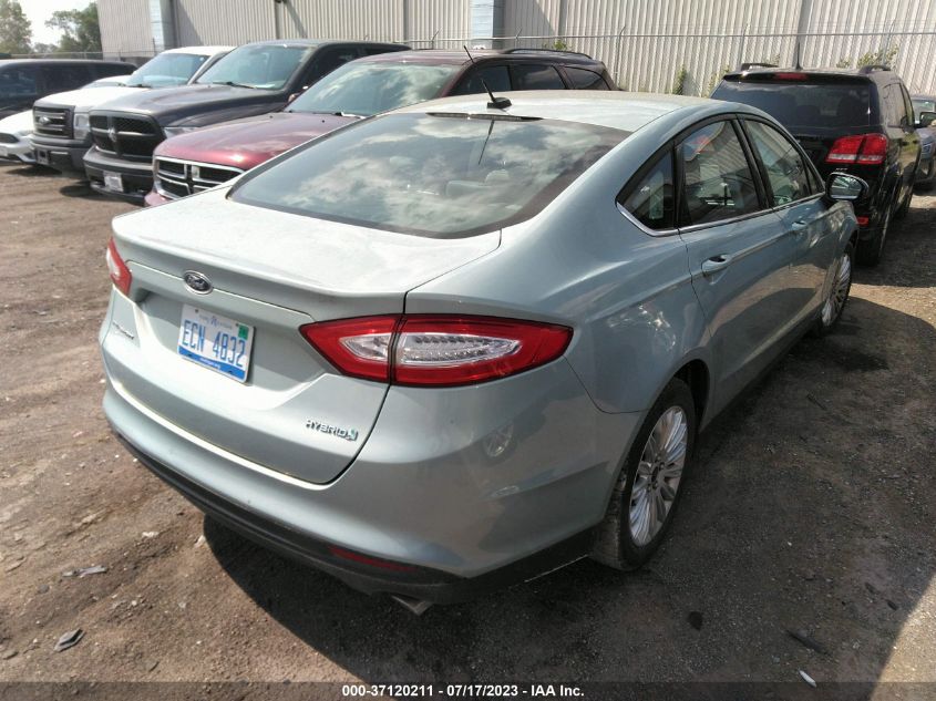 2014 FORD FUSION S HYBRID - 3FA6P0UU8ER369088