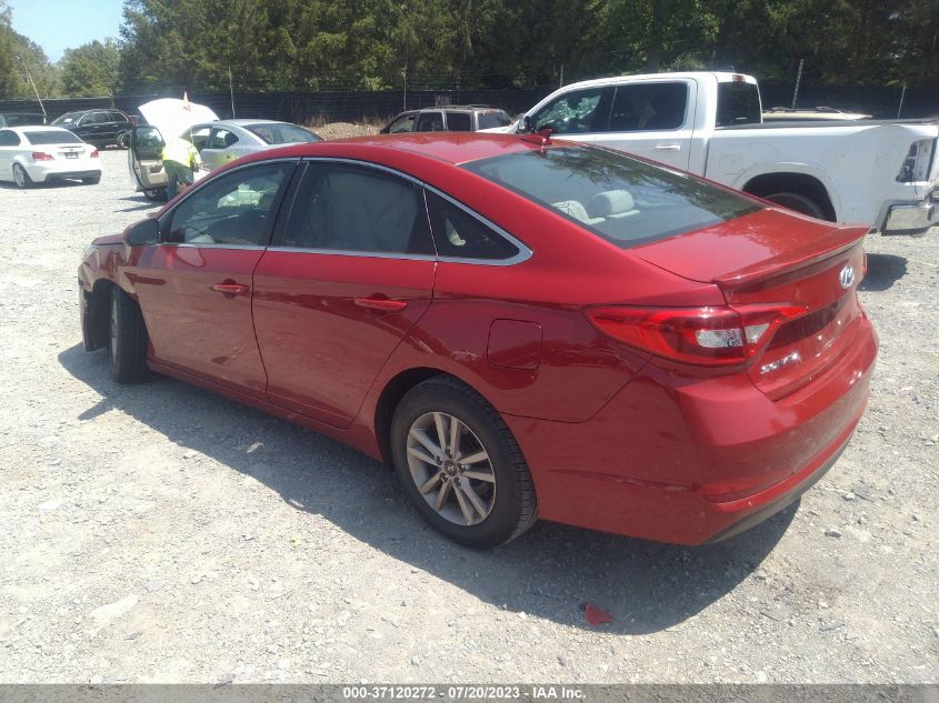 2017 HYUNDAI SONATA 2.4L - 5NPE24AF2HH594406