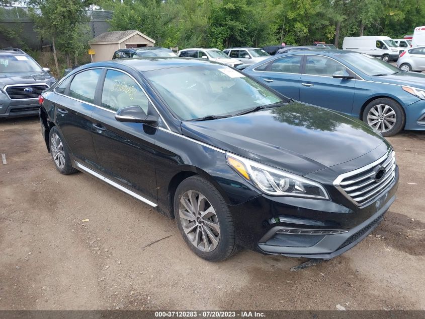 2015 HYUNDAI SONATA 2.4L SPORT - 5NPE34AF5FH032445