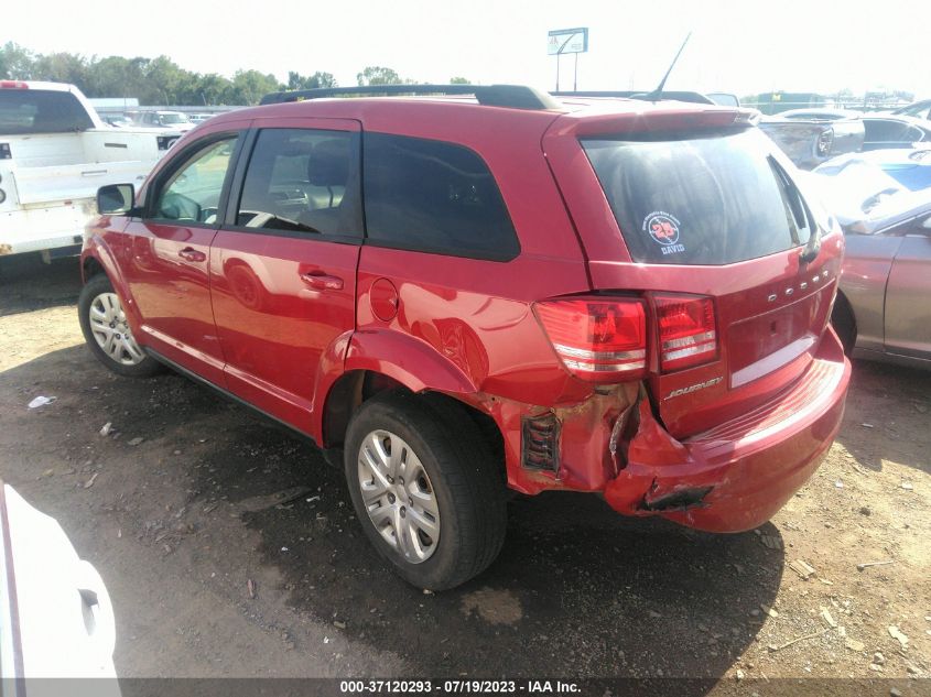 2016 DODGE JOURNEY SE - 3C4PDCAB8GT111025