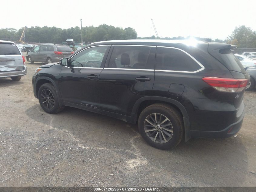 2019 TOYOTA HIGHLANDER SE/XLE - 5TDJZRFH3KS562728