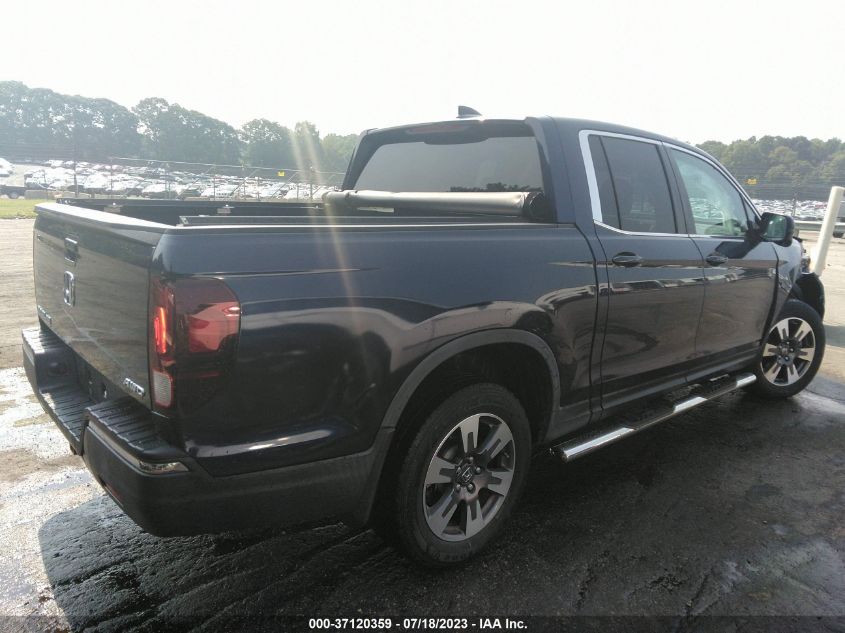 2017 HONDA RIDGELINE RTL-T - 5FPYK3F67HB016937