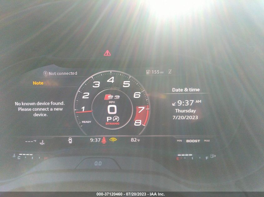 2019 AUDI S3 PREMIUM PLUS - WAUB1GFF7KA097296