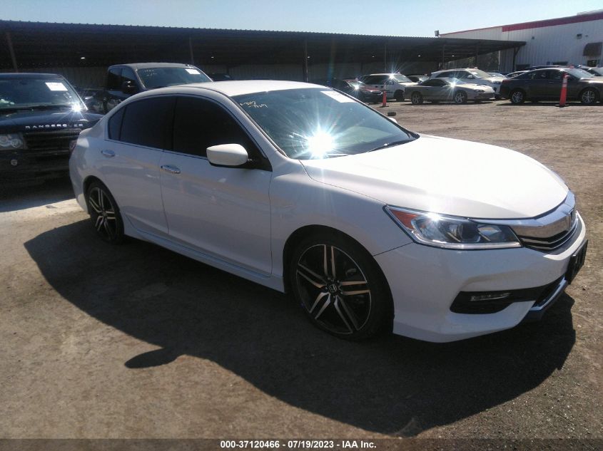 2016 HONDA ACCORD SEDAN SPORT - 1HGCR2F59GA123562