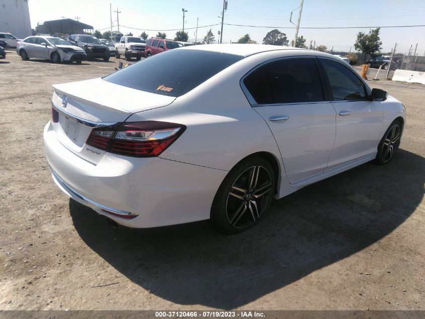 2016 HONDA ACCORD SEDAN SPORT - 1HGCR2F59GA123562